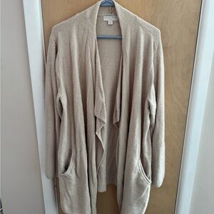 Barefoot Dreams Cozychic lite Cream Cardigan